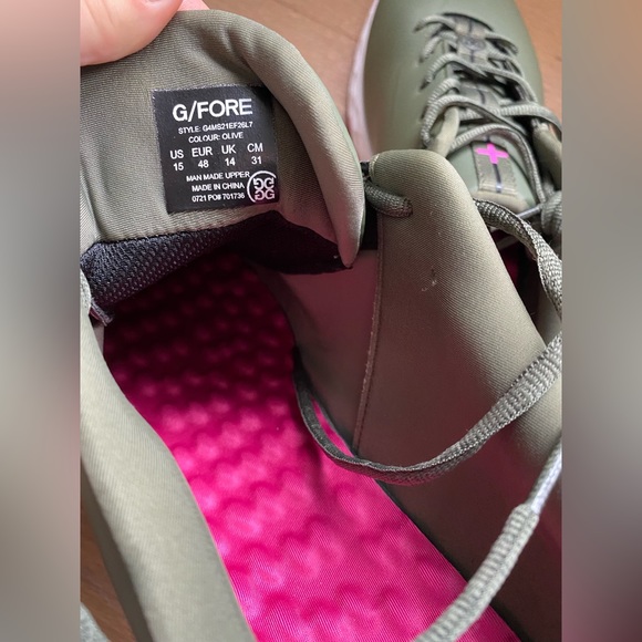 Size 15 GFore golf shoes, men’s big and tall golf shoes - Picture 7 of 10